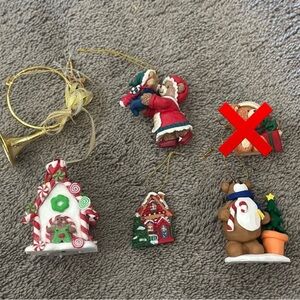 Vintage Festive Christmas Ornaments Lot